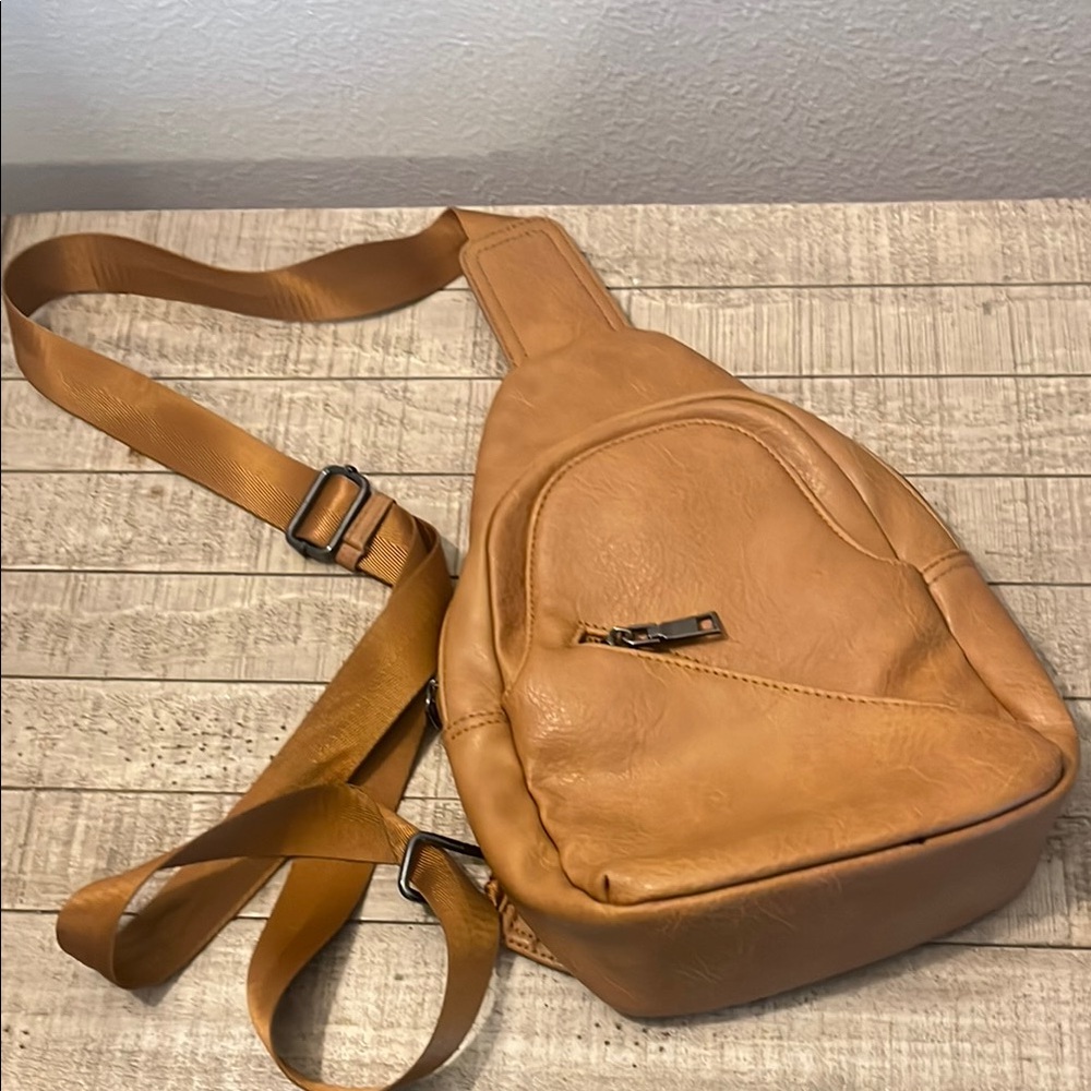 Tan Sling Bag
